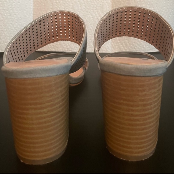 Journee Collection - Sonya Women's Perforated Casual Mule Sandals. - Picture 4 of 6